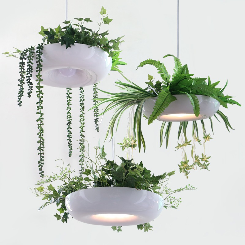Bonsai Garden Restaurant - Lustre Pendente LED Nórdico Estilo Pastoral