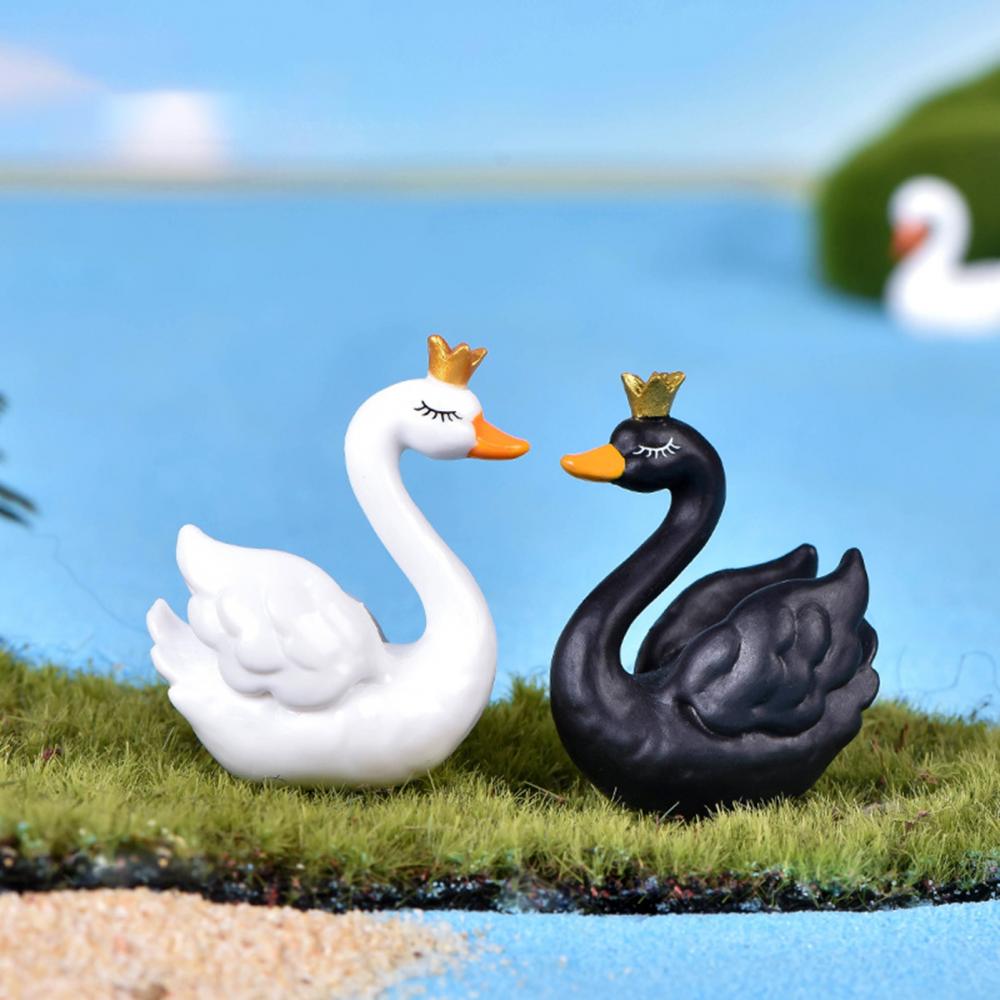 Bonsai Garden Gift - 5cm casal amantes cisne mini artesanato