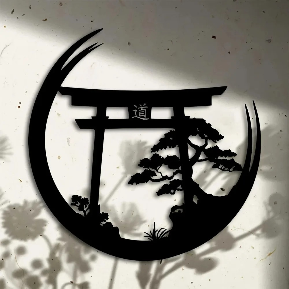 Bonsai Garden Gift - Arte de Parede em Metal com