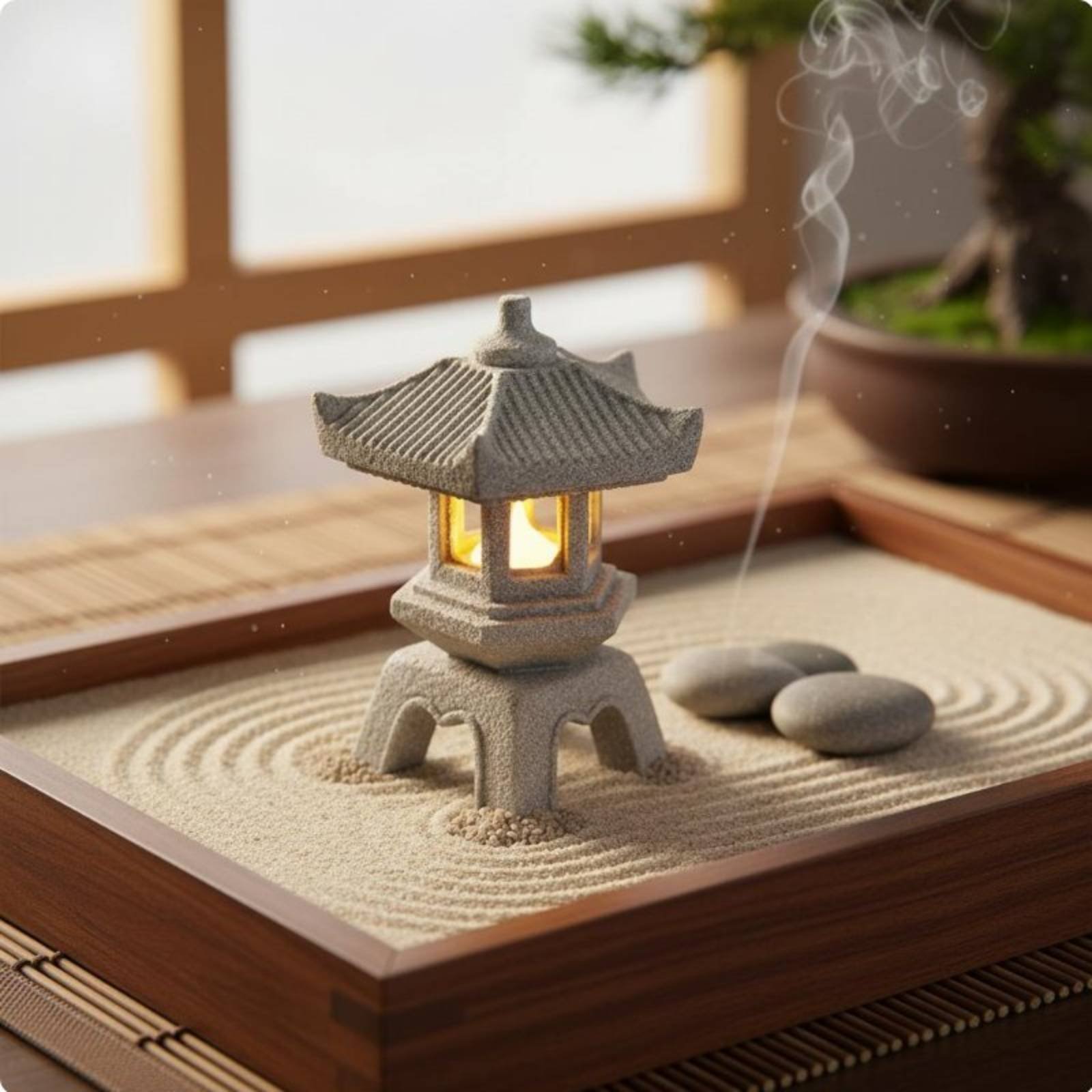 Lanterna de Pedra Miniatura co - Bonsai Garden Ornaments avaliação e preço