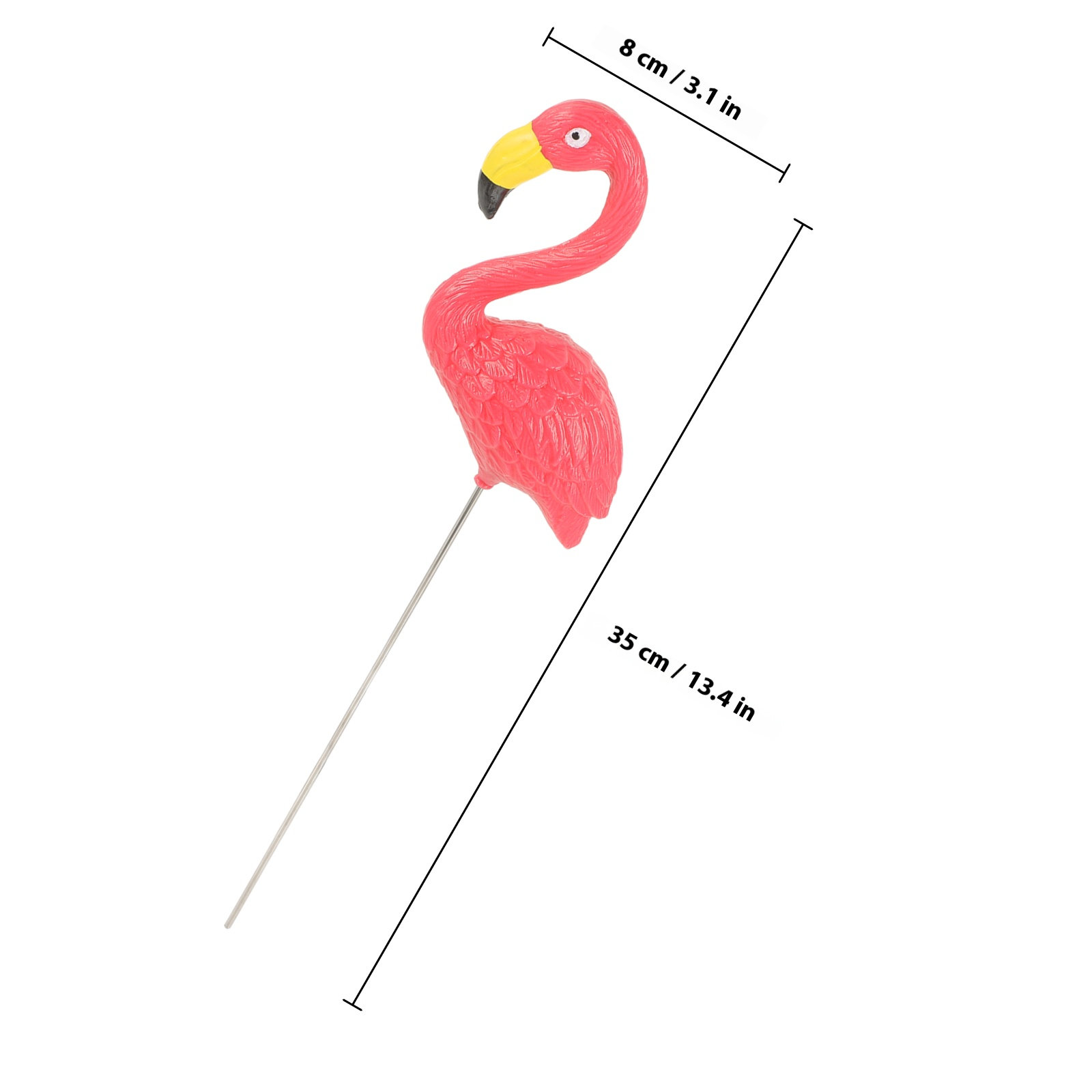 Ornamento de Flamingo em Resin - Bonsai Garden Shop avaliação e preço