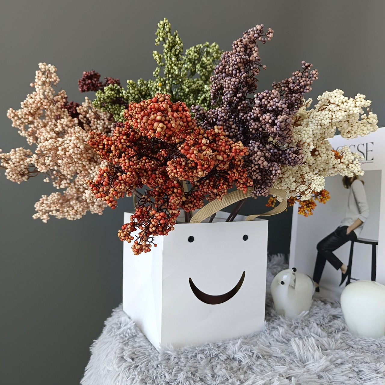 1/3 pçs flores artificiais pla - Bonsai Garden Gift avaliação e preço