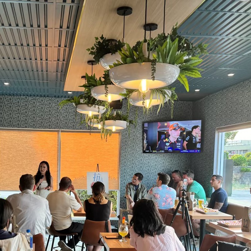 Lustre Pendente LED Nórdico Es - Bonsai Garden Restaurant avaliação e preço