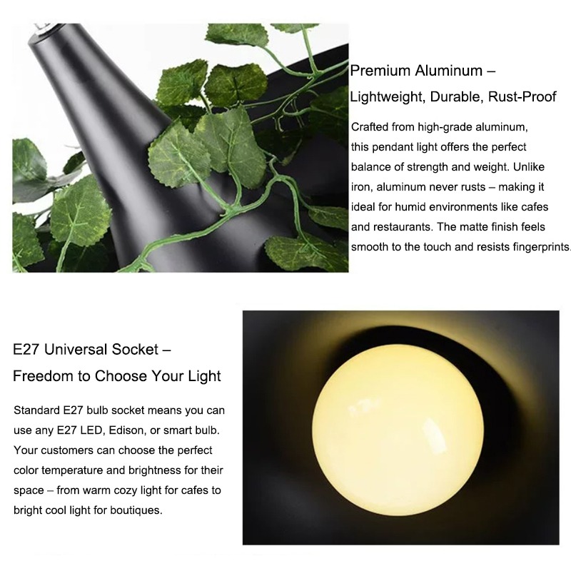 Lustre Pendente LED Nórdico Es - Bonsai Garden Restaurant avaliação e preço