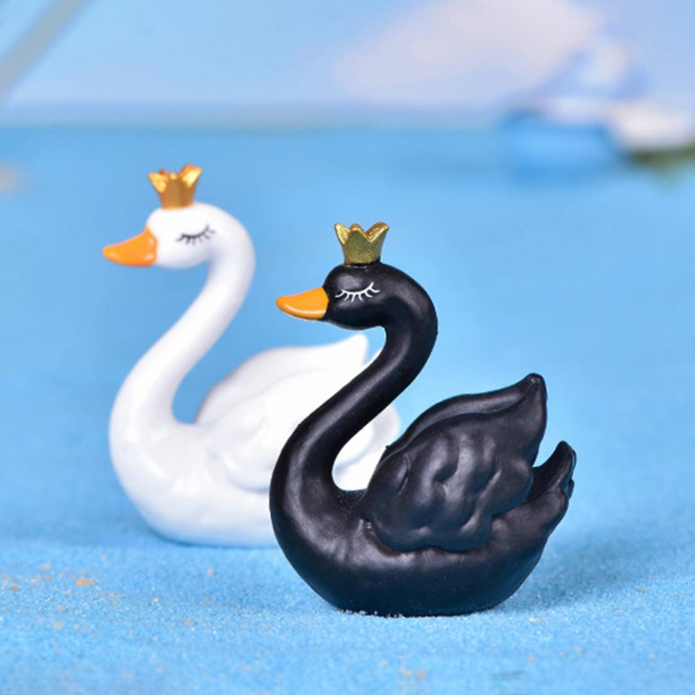5cm casal amantes cisne mini a - Bonsai Garden Gift avaliação e preço