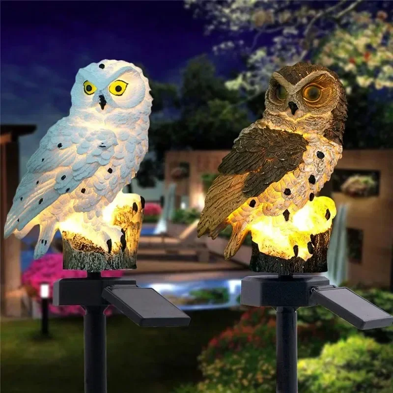 Estátua de Coruja Solar com Lu - Bonsai Garden Ornaments avaliação e preço