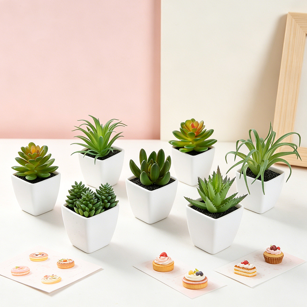 Conjunto com 6 Plantas Suculen - Bonsai Garden Restaurant avaliação e preço