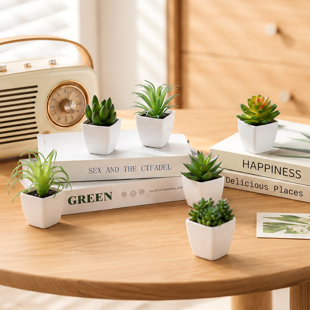 Conjunto com 6 Plantas Suculen - Bonsai Garden Restaurant avaliação e preço