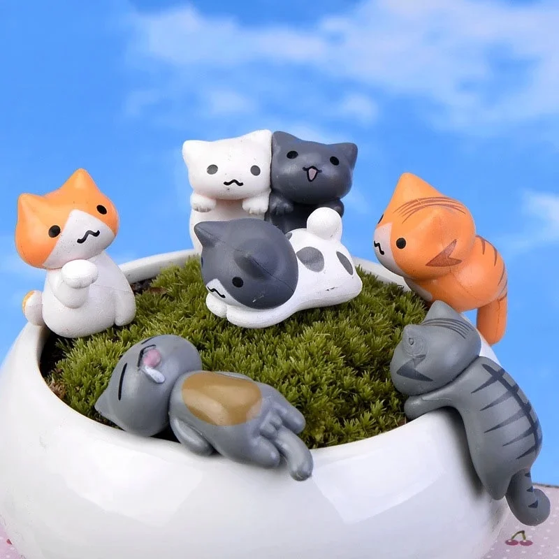 6 pçs/set dos desenhos animado - Bonsai Garden Gift avaliação e preço
