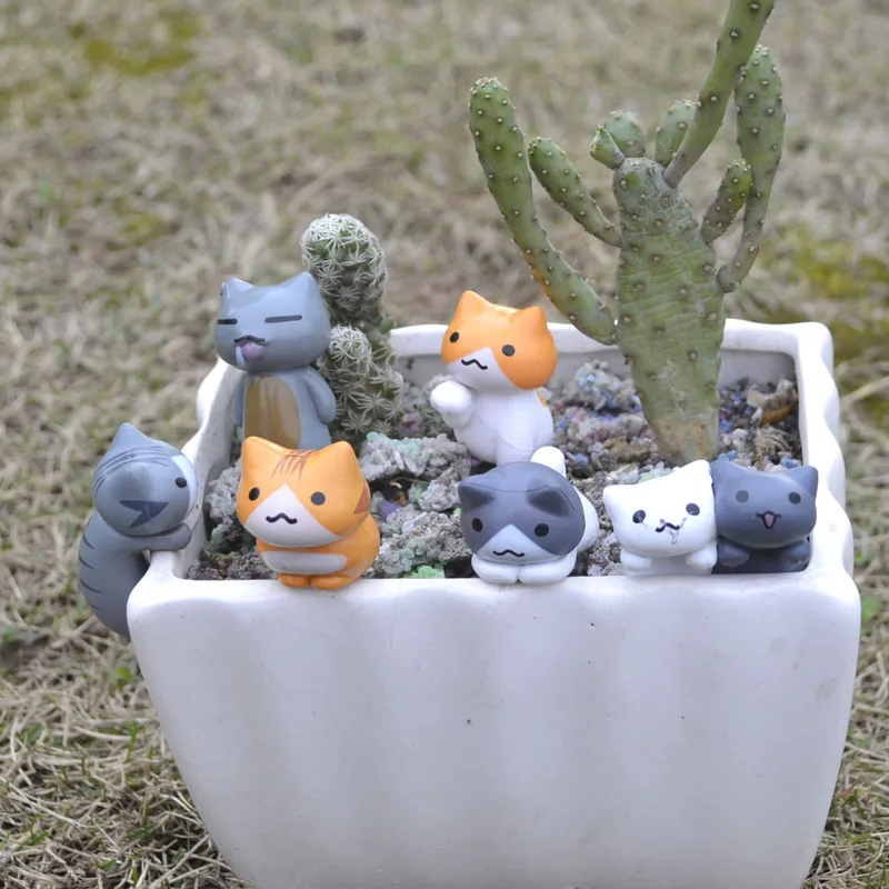 6 pçs/set dos desenhos animado - Bonsai Garden Gift avaliação e preço