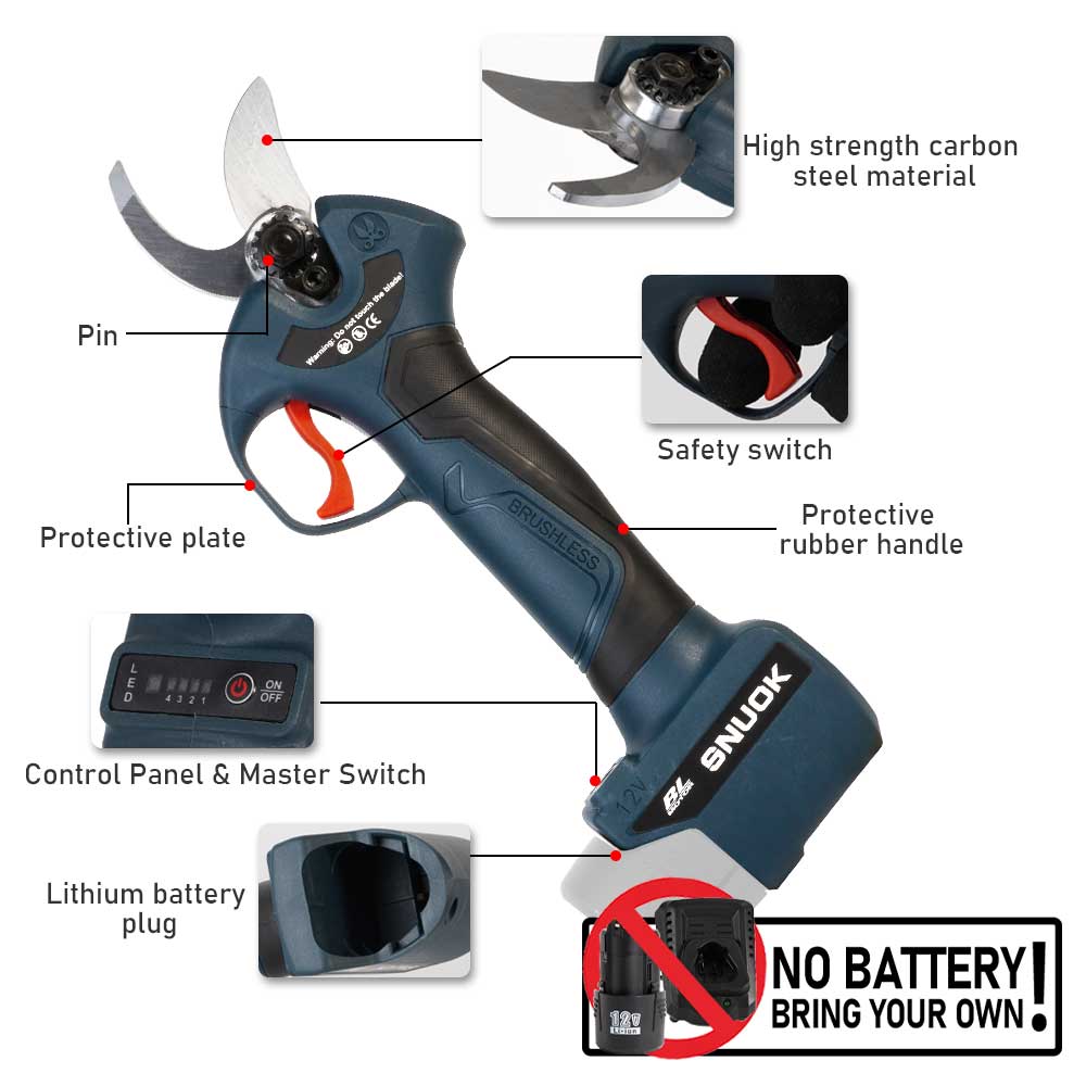 Tesoura de Poda Elétrica Sem E - Bonsai Garden Tools avaliação e preço