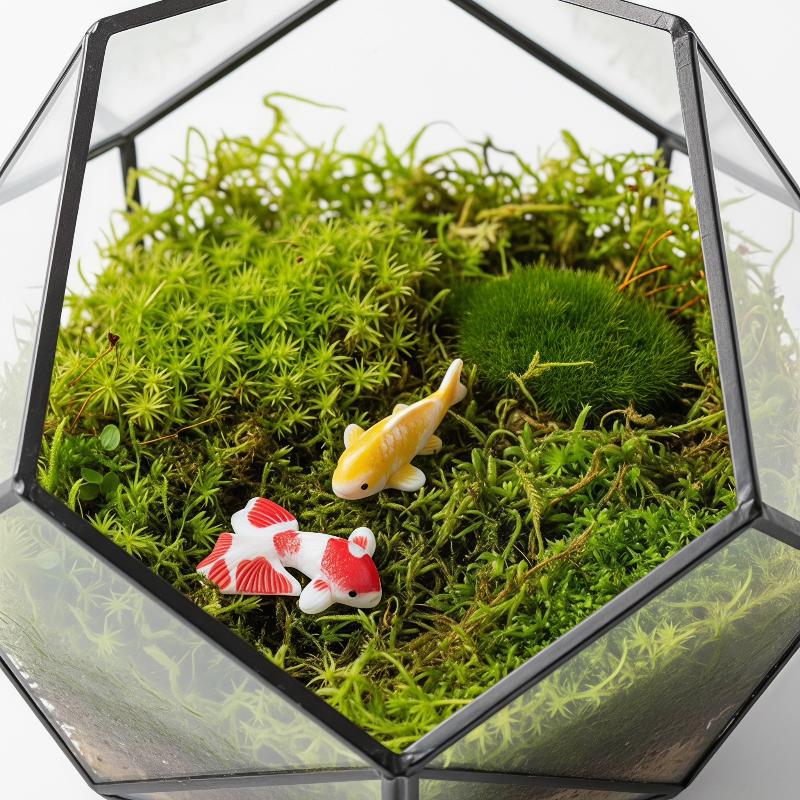 Mini Figuras de Peixe Koi em R - Bonsai Garden With Koi Pond avaliação e preço