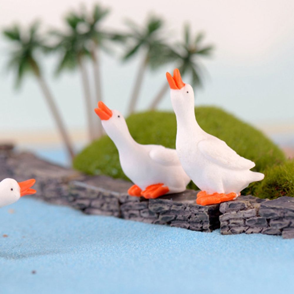 Estatueta De Ganso Em Miniatur - Bonsai Garden Gift avaliação e preço